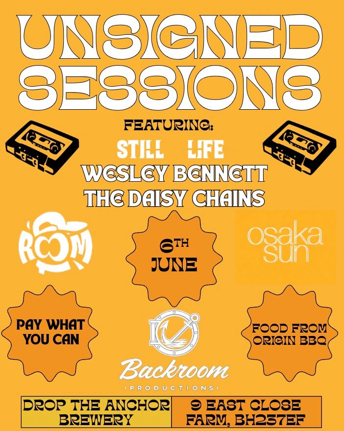 Unsigned Sessions – Saturday 6th June